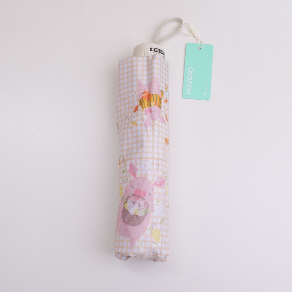 Cute pet paradise three-fold umbrella