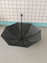 Checkered three-fold umbrella