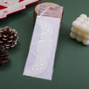 Silver Dew Star Dimple Face Stickers