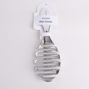 Electroplated Silver Series Heart-shaped Dry and Wet Dual-use Comb