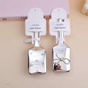 Electroplated Silver Series Large Square Air-Cushion Massage Comb