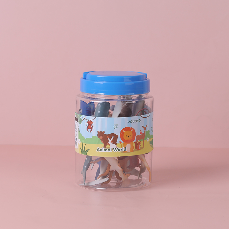 5104-10 10pcs ocean animals in a barrel (1L)