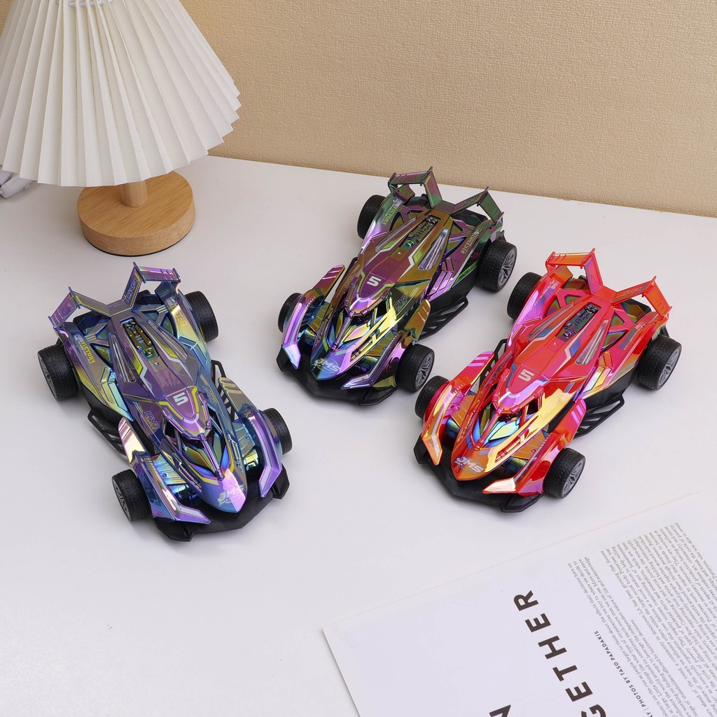 Neon Painted Pull-Back Racing Car HY-685