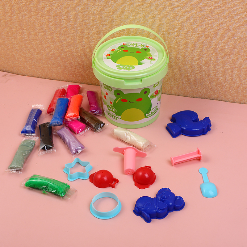 2025A Macaroon Clay 12 Colors in bucket