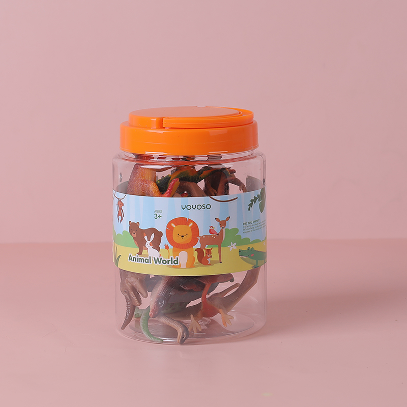 5103-10 10pcs dinosaur animals in a barrel(1L)