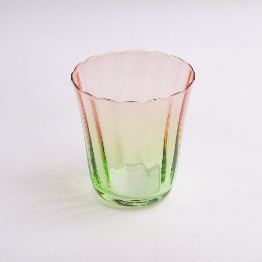 Flower Series - Gradient-colored Glass Cup 320ml