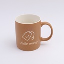 Cute 350ml mug - coffee color