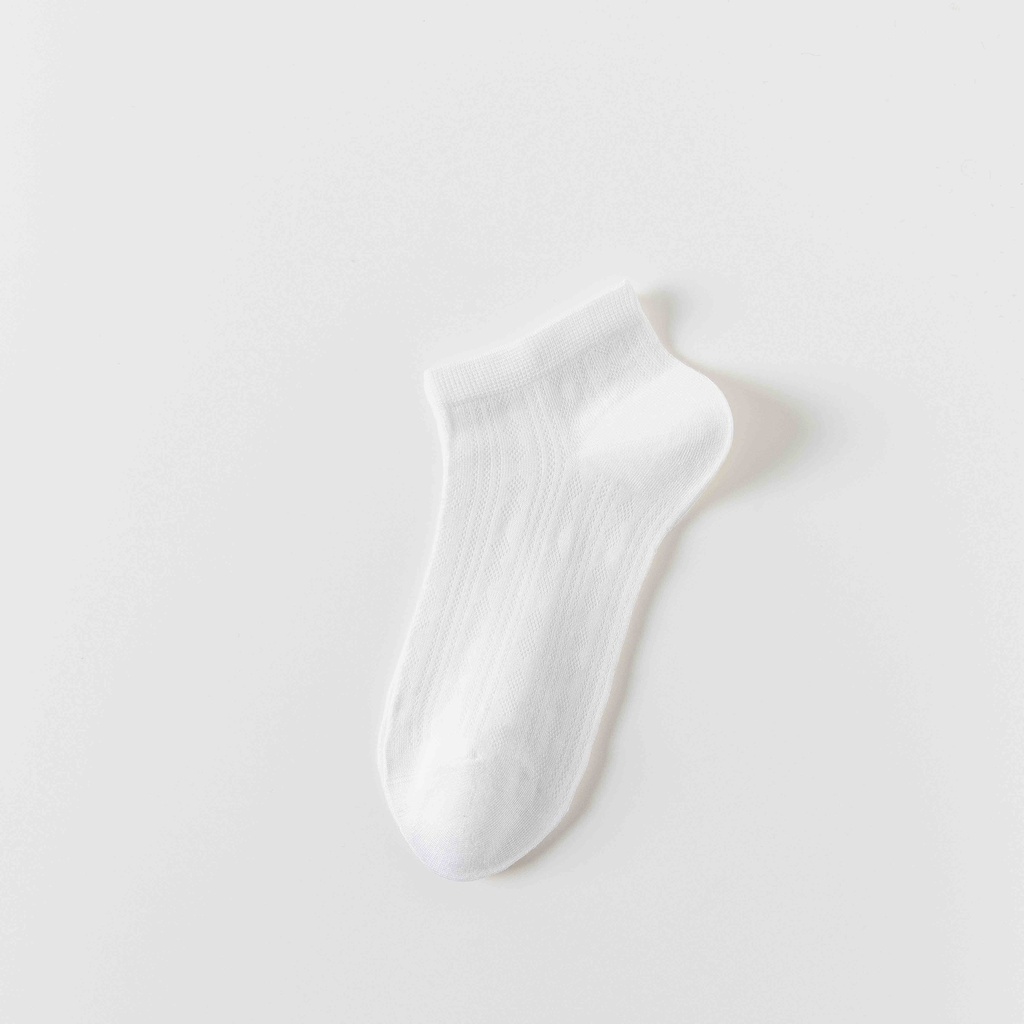 Pure White Women's Ankle Socks-2 pairs