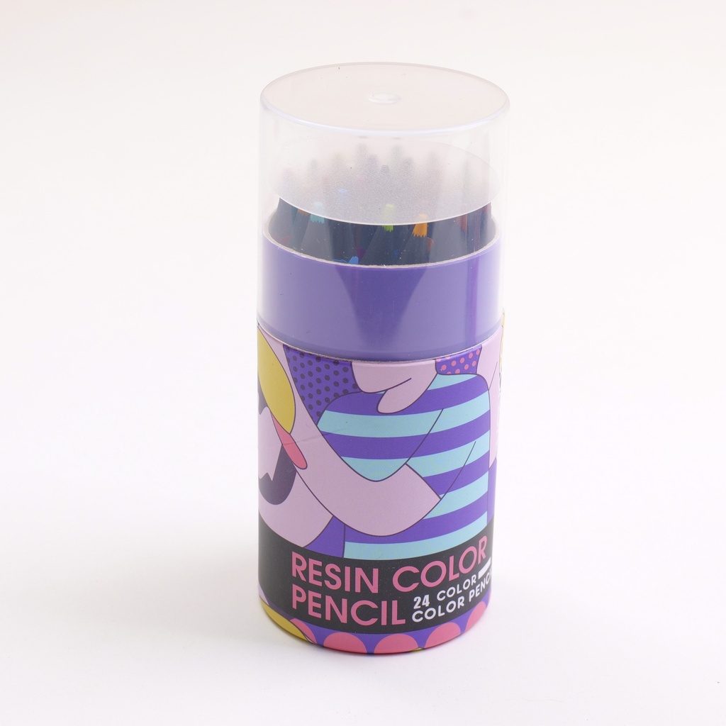 24-color colorful pencil in short barrel