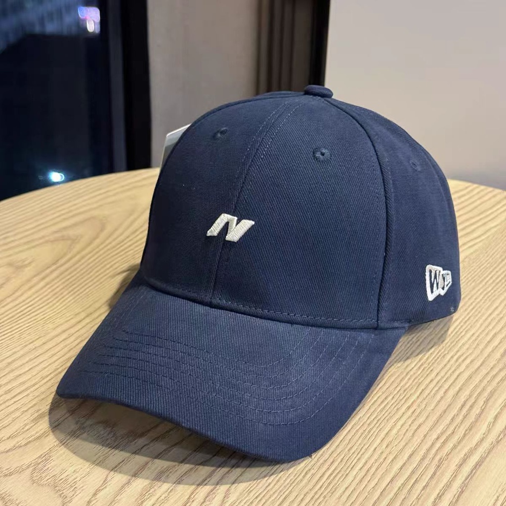 N Embroidered Adult Baseball Cap – Navy