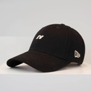 N Embroidered Adult Baseball Cap – Black
