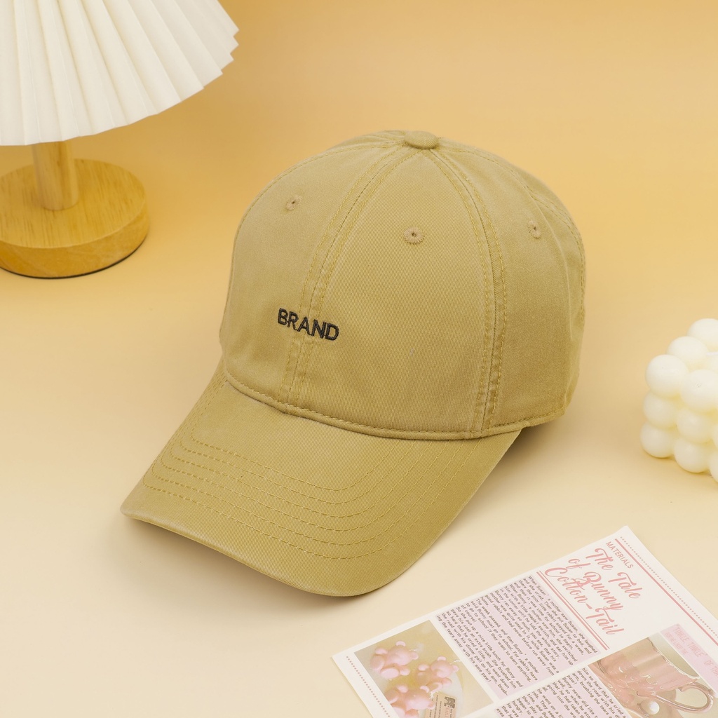 Versatile Simple Baseball Cap - khaki Color