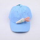 Carrot children's quick-drying hat-blue