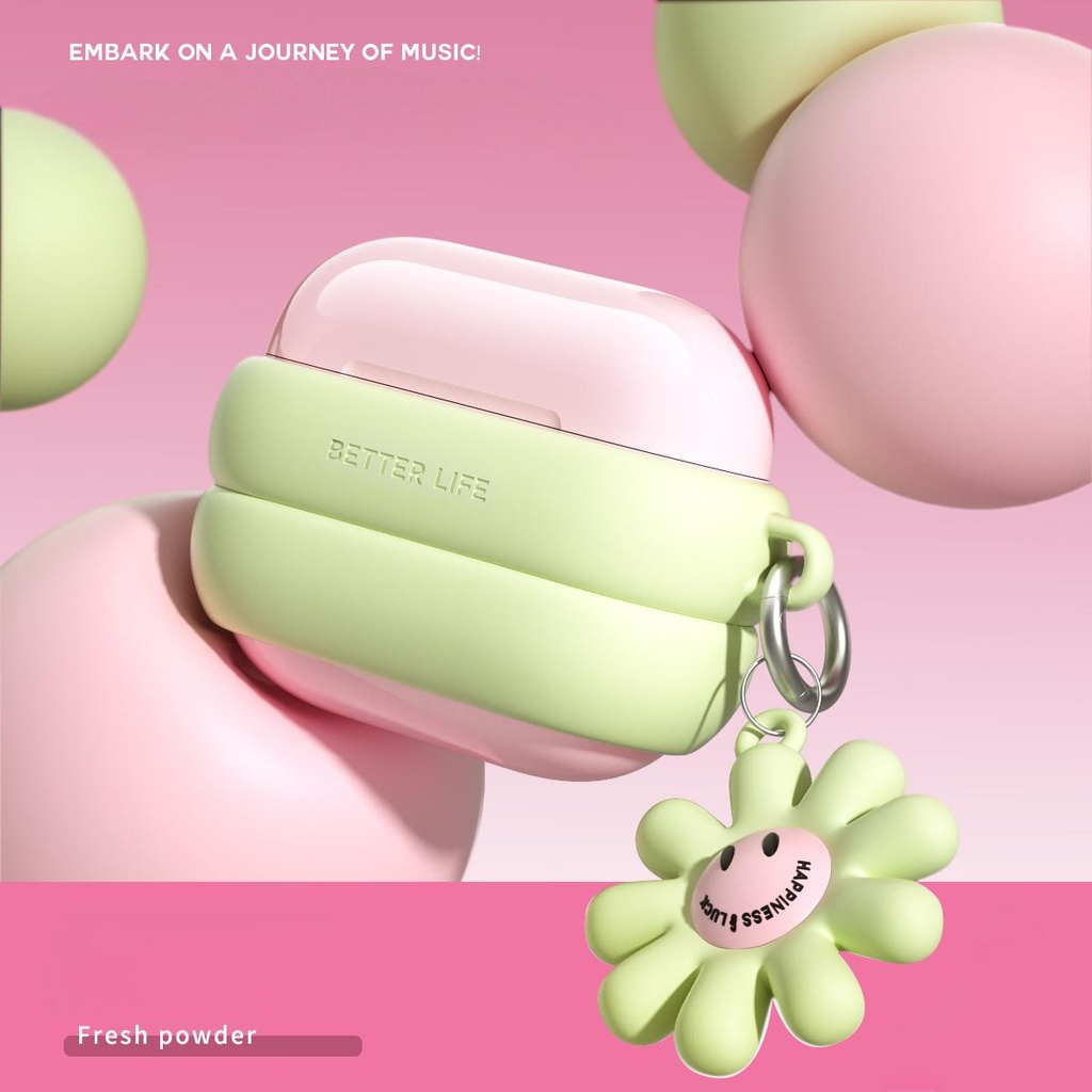 EJ-228 Flower Series Bluetooth Headset (Green)