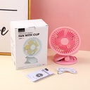 LT-S3192 Tabletop small fan with clip-pink