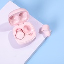 Mini simple style TWS wireless earphones-pink