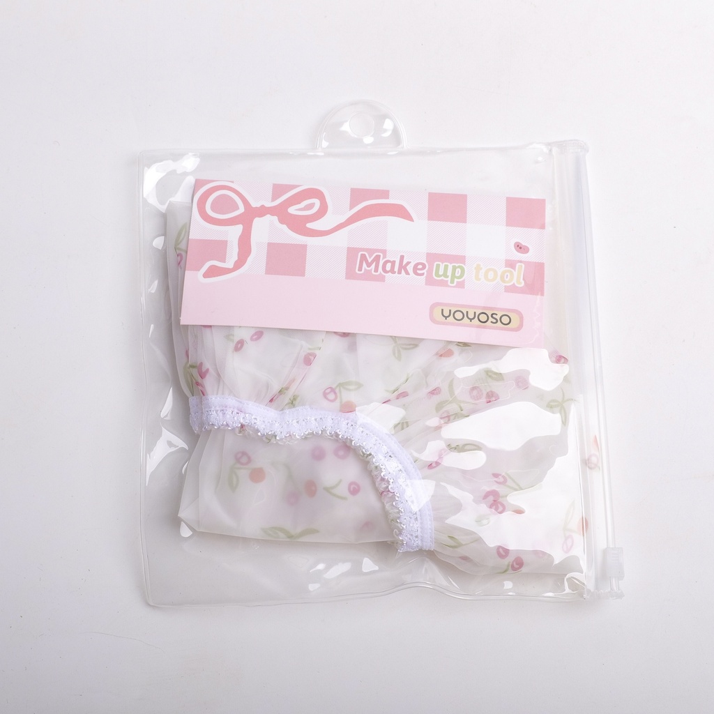 Printed Shower Cap in Bag