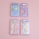 Fresh Little Flower-themed Manicure Set (7 Pieces)