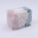 Simple plain bath flower three sets