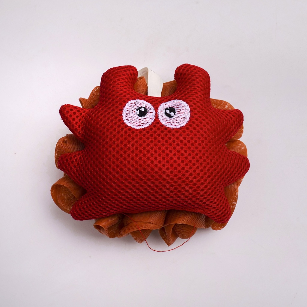 Crab bath puff