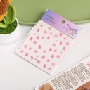 Pink Pearl Stardust Nail Stickers
