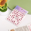 Pink Rose Serenade Nail Stickers