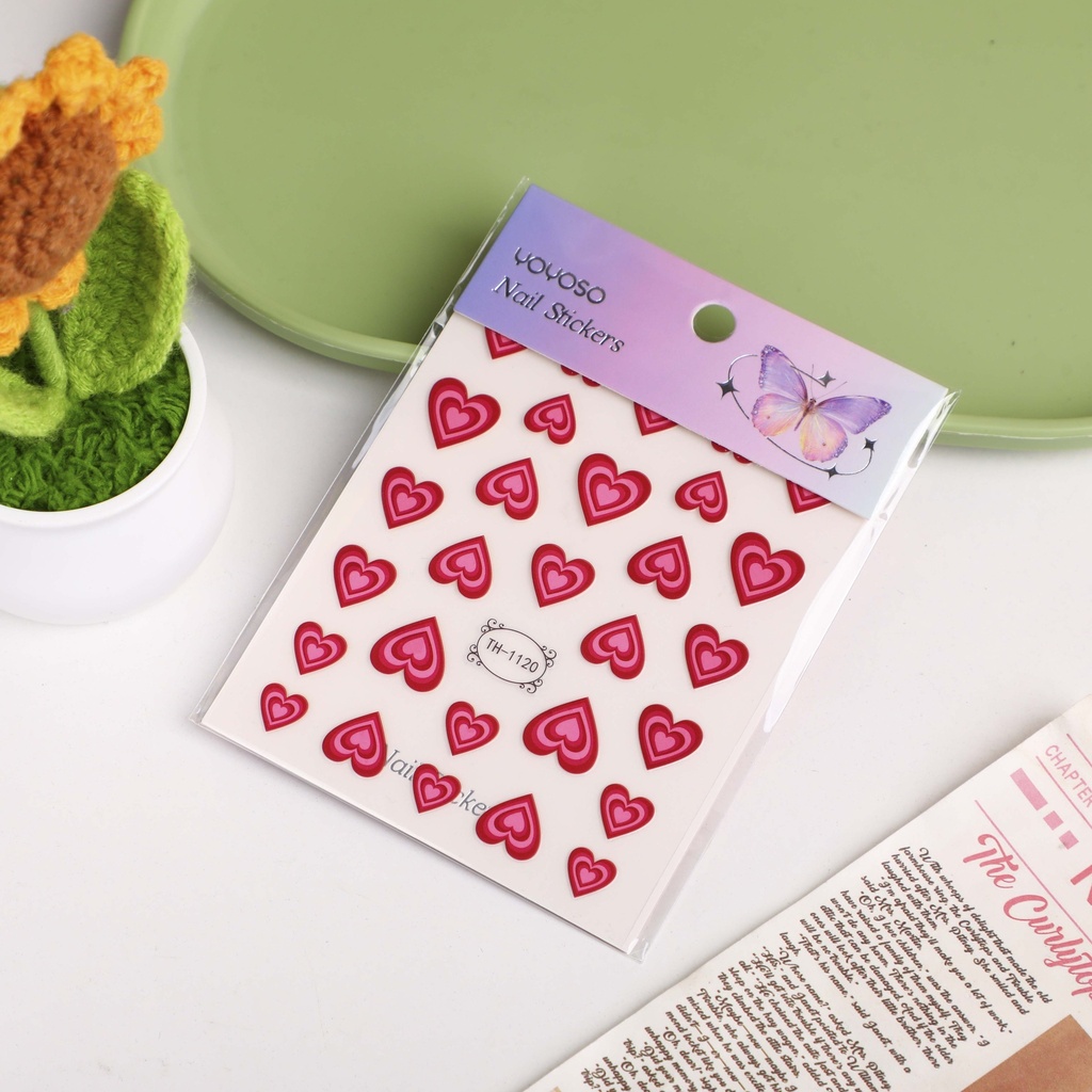 Sweet Whispers Nail Stickers