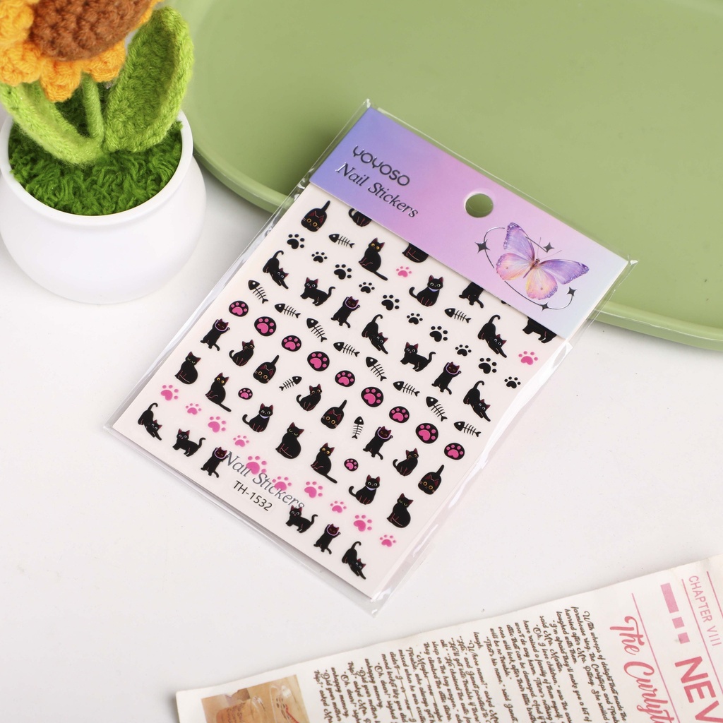 Meow-tique Whimsy Nail Stickers