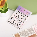 Kitten Silhouette Nail Stickers