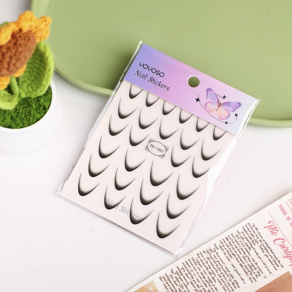 Ink Wash Sophisticate Nail Stickers