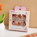 Fingertip Bakery Press-On Nails - Strawberry Jam