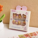 Fingertip Bakery Press-On Nails - Milk Bear Waffle