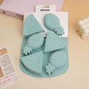 Silicone fruit cake mold