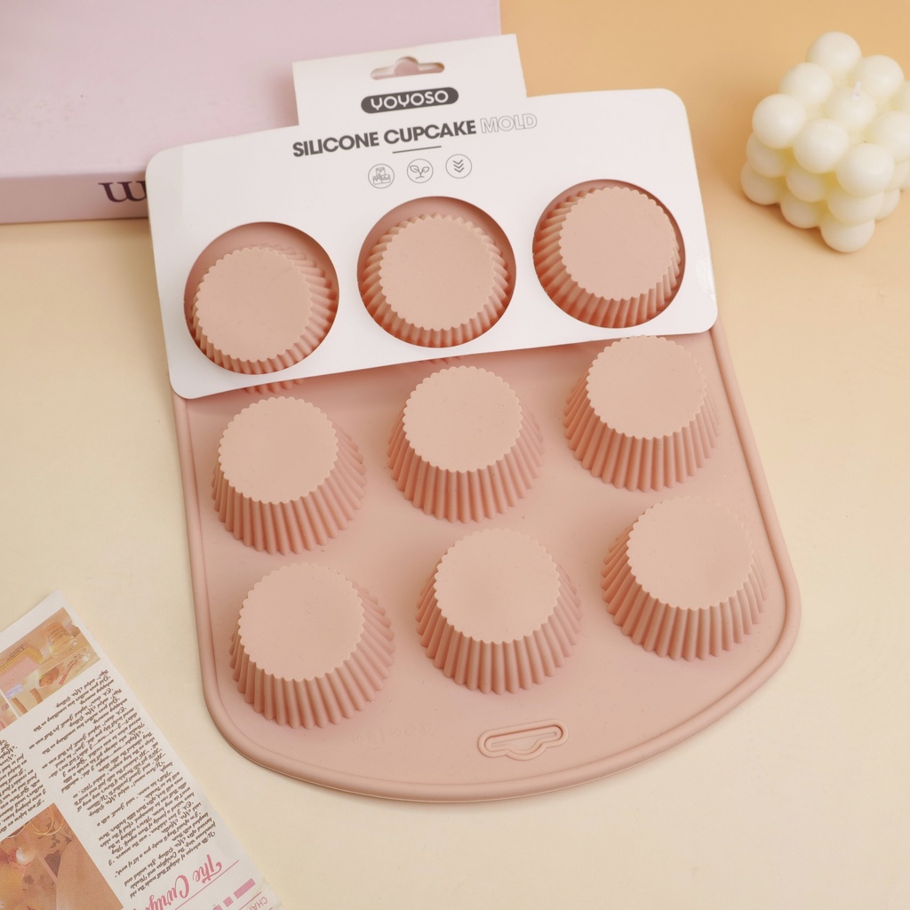 Silicone cupcake mold