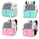 Simple Double-pocket Pet Backpack