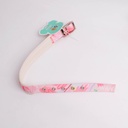 Pet collar with printed handle 2.5 cm