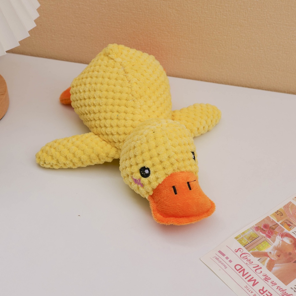 Small charging duck dog toy