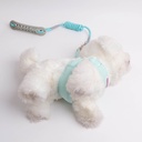 Macaron anti-hair loss harness pet leash 0.8 cm