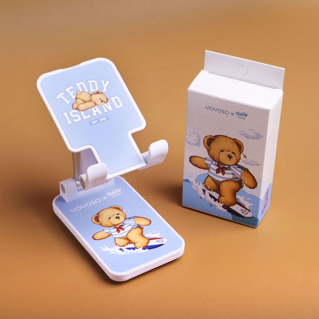 TEDDY ISLAND Series  Painted Mobile Phone Desktop Bracket  04