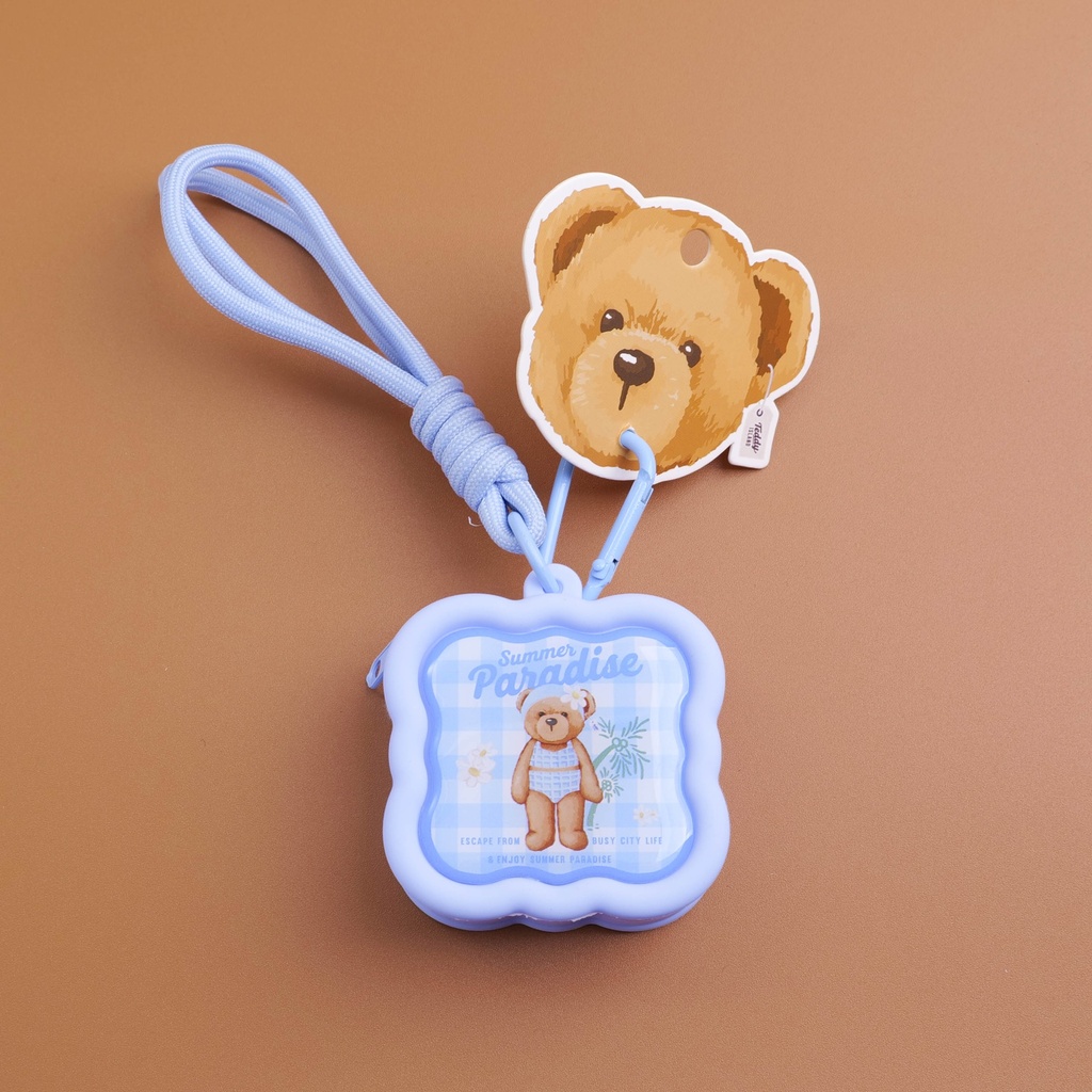 TEDDY ISLAND Series Wallet-Blue