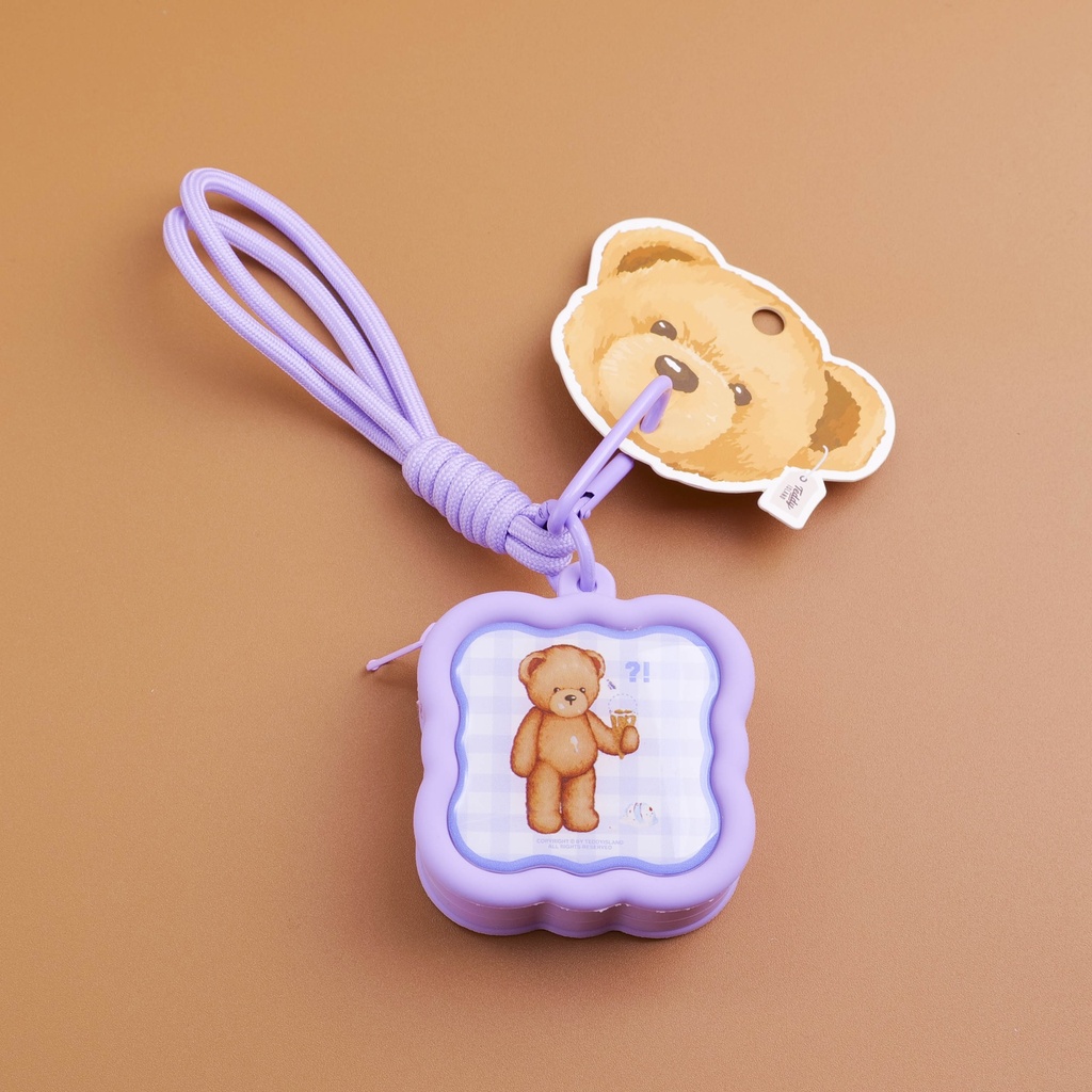 TEDDY ISLAND Series Wallet-Purple