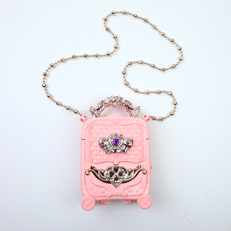 Rose gold Suitcase Children's make-up toy 1688-8823F