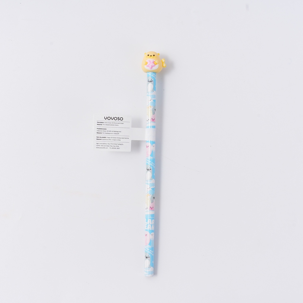 Arctic Ocean 3D Pencil with Eraser