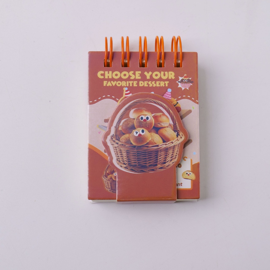 Candy Toy Series – Mini Flip Spiral Notebook – Blank Pages 100pcs