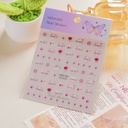 Cartoon Cat Nail Stickers