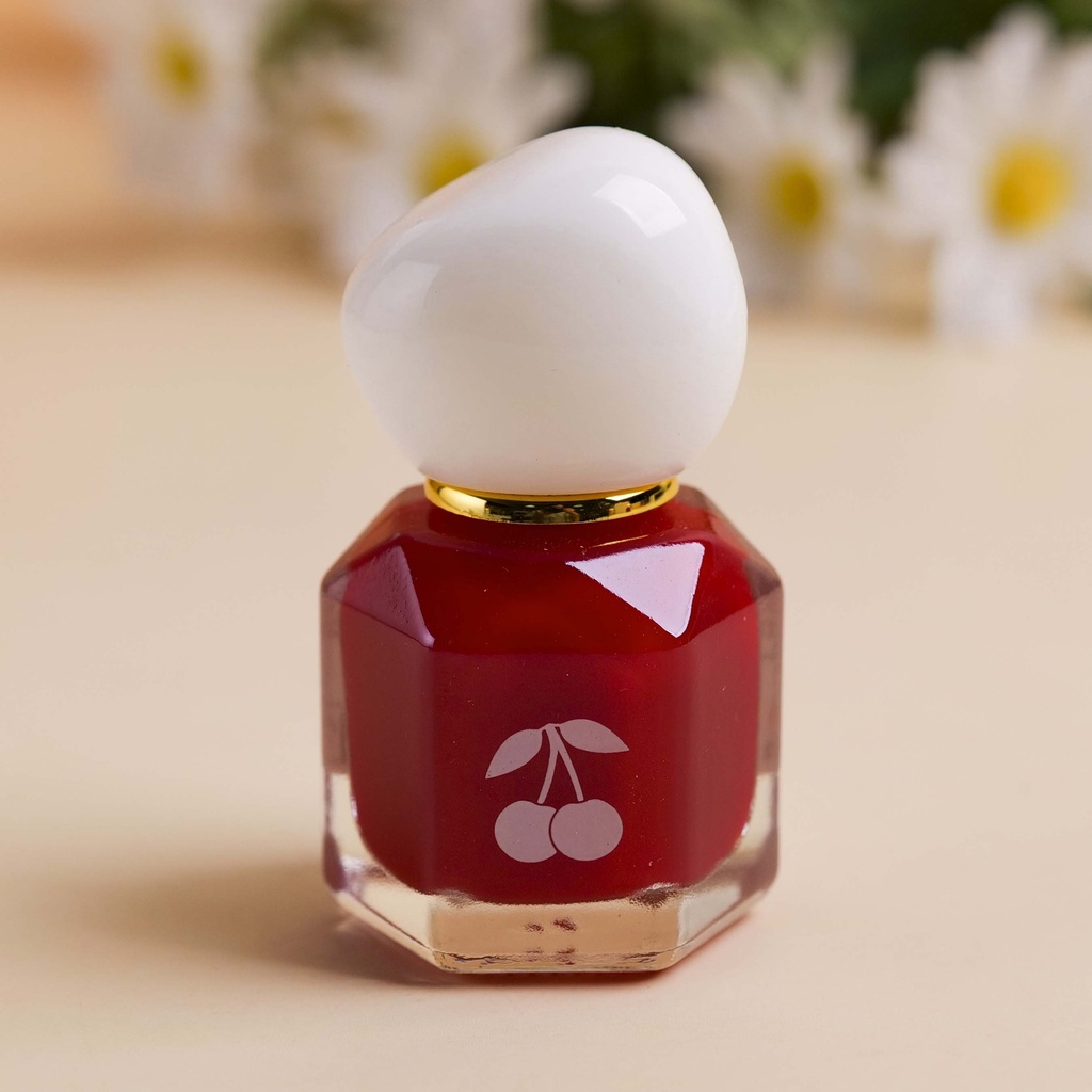 Mountain Dark Blue Oil-based Nail Polish - Ice Skin Red