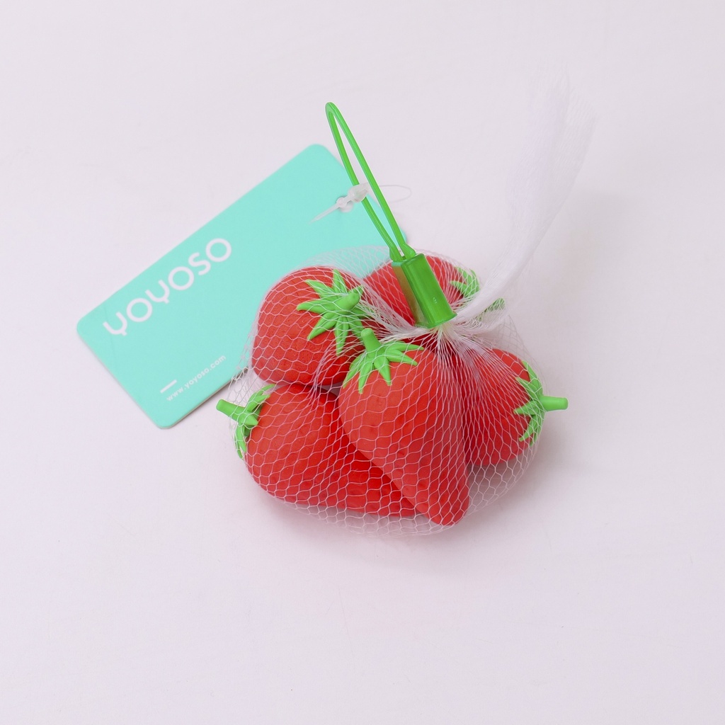 (HY-XP8020)Strawberry Erasers 5pcs