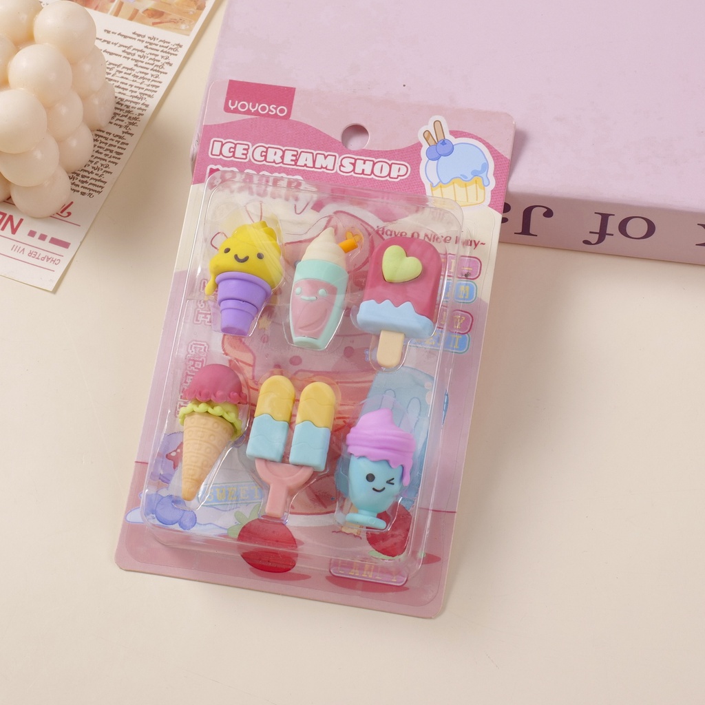 (8756)Ice Cream Shop Eraser
