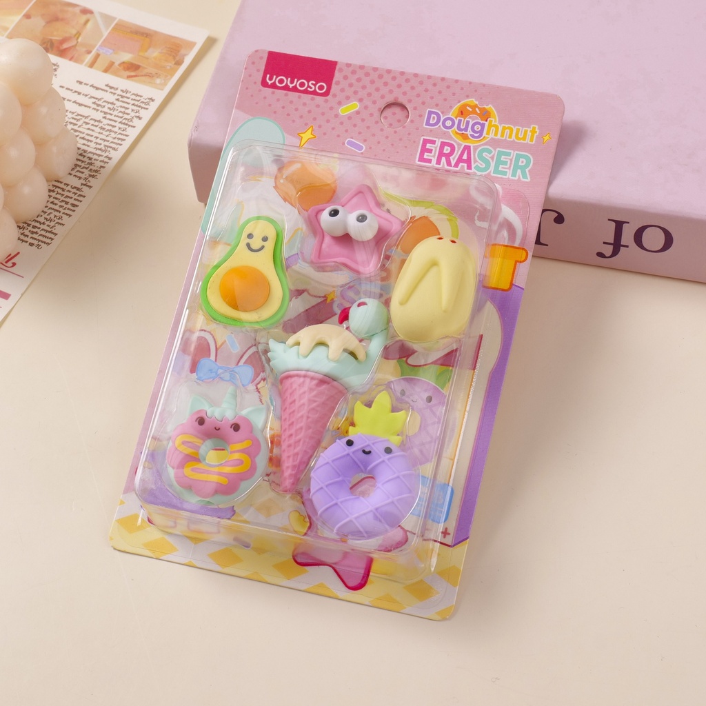 (8766)Doughnut Erasers