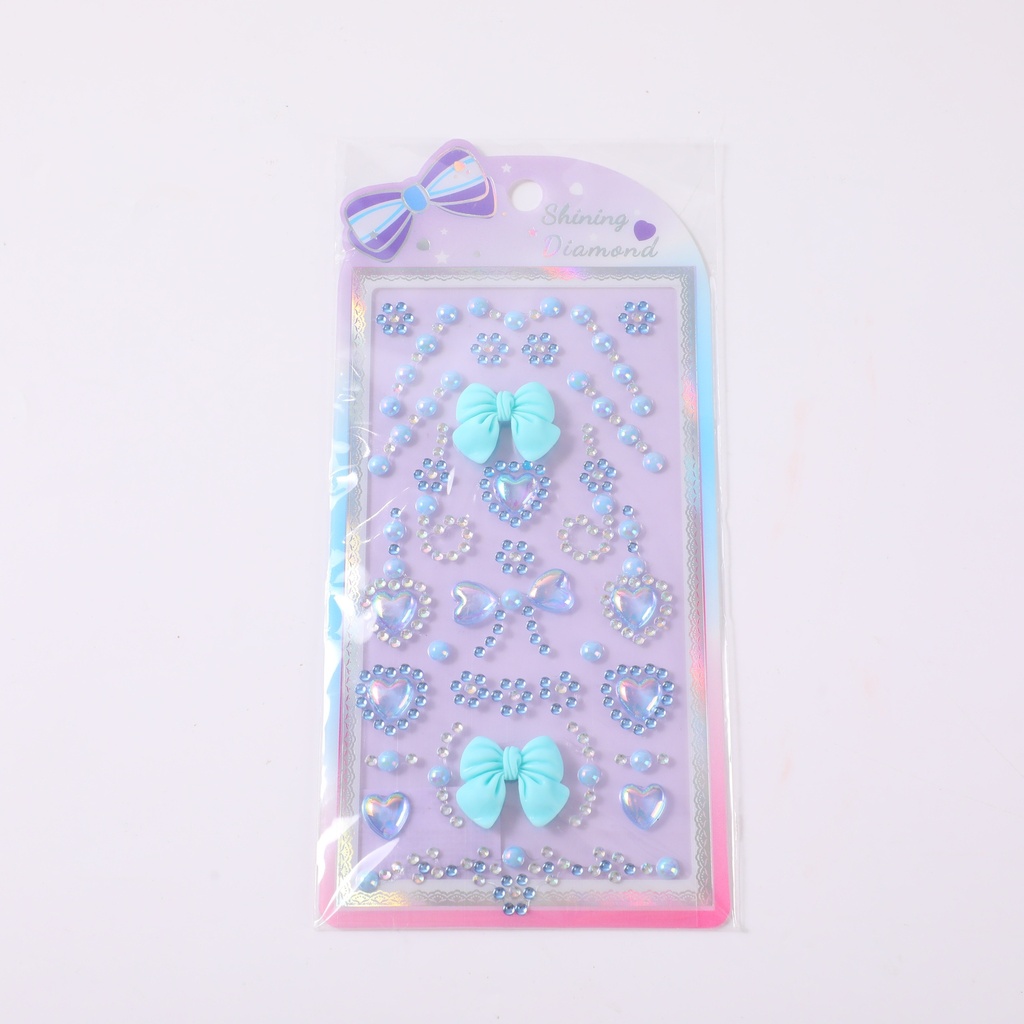 Shiny Bowknot Diamond Sticker